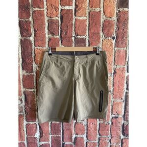 REI Womens Khaki Cargo Outdoor Hiking Shorts Size 6 Nylon